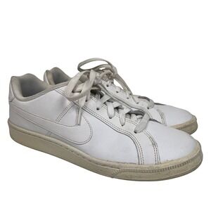 Nike Court Royale White Leather Sneakers Women's Size‎ 8.5 Athletic Shoes